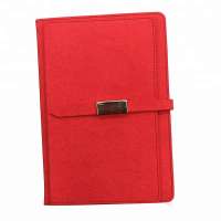 Printed portable soft PU cover A5 diary leather notebook