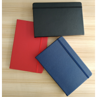 Free Sample High Quality Custom A5 Hardcover PU Leather Notebook