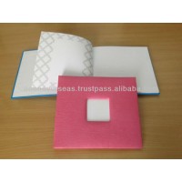 Custom Designed Baby Album in Embossed handmade paper