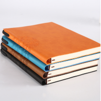 Wholesale Embossed LOGO hardcover PU leather custom printed notebook