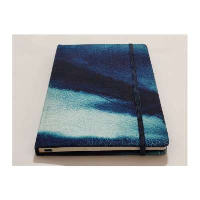 Good Quality A5 Custom Printed Fabric Covered Notebook Exporter