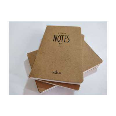 Good Quality Handmade Custom Printed Kraft Paper Pocket Notebooks